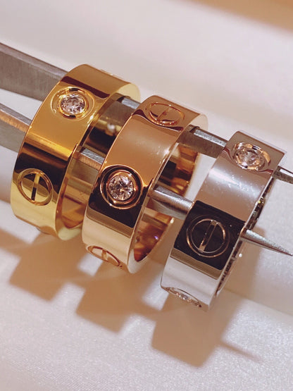 [LUXE]Three-Diamond Ring