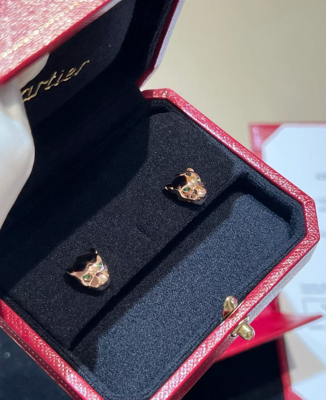 [LUXE]CHRRTAH-PRINT STUD EARRINGS, THREE COLORS