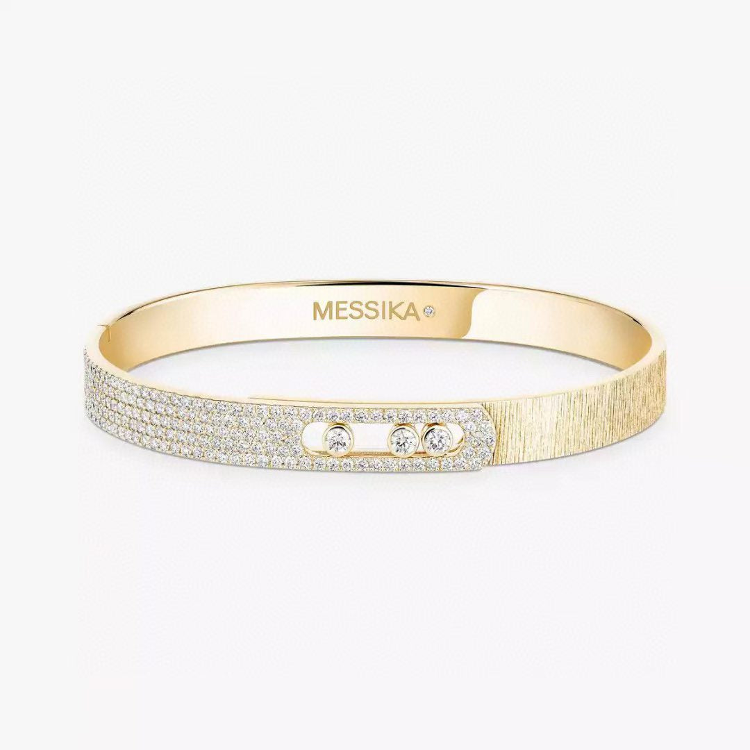 [LUXE]2026 BRAND-NEW FROSTED BRACELET WITH DIAMONDS THREE COLORS