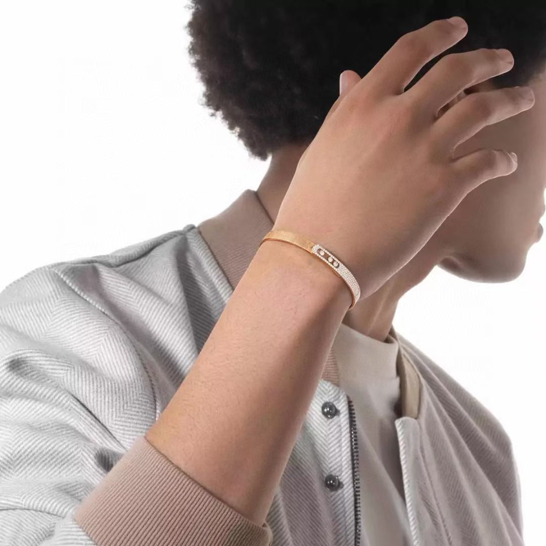 [LUXE]2026 BRAND-NEW FROSTED BRACELET WITH DIAMONDS THREE COLORS