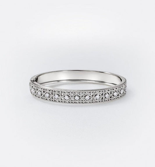 [LUXE]2026 WOVEN-PATTERN BRACELET SET WITH FULL DIAMOND INLAY THREE-COLORS