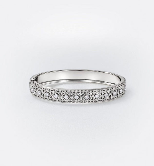 [LUXE]2026 WOVEN-PATTERN BRACELET SET WITH FULL DIAMOND INLAY THREE-COLORS