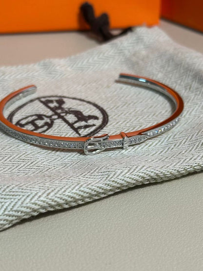 [LUXE]DIAMOND-ENCRUSTED BRACELET THREE COLORS