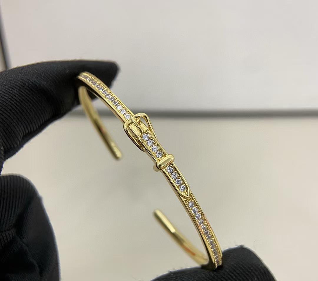 [LUXE]DIAMOND-ENCRUSTED BRACELET THREE COLORS