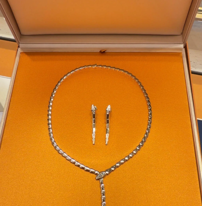 [LUXE]NEW！SERPENT DIAMOND NECKLACE