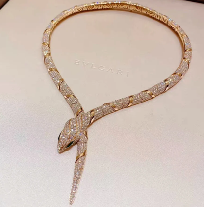 [LUXE]HAUTE COUTURE GOLD SERPENTI NECKLACE
