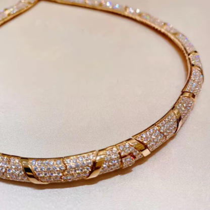 [LUXE]HAUTE COUTURE GOLD SERPENTI NECKLACE