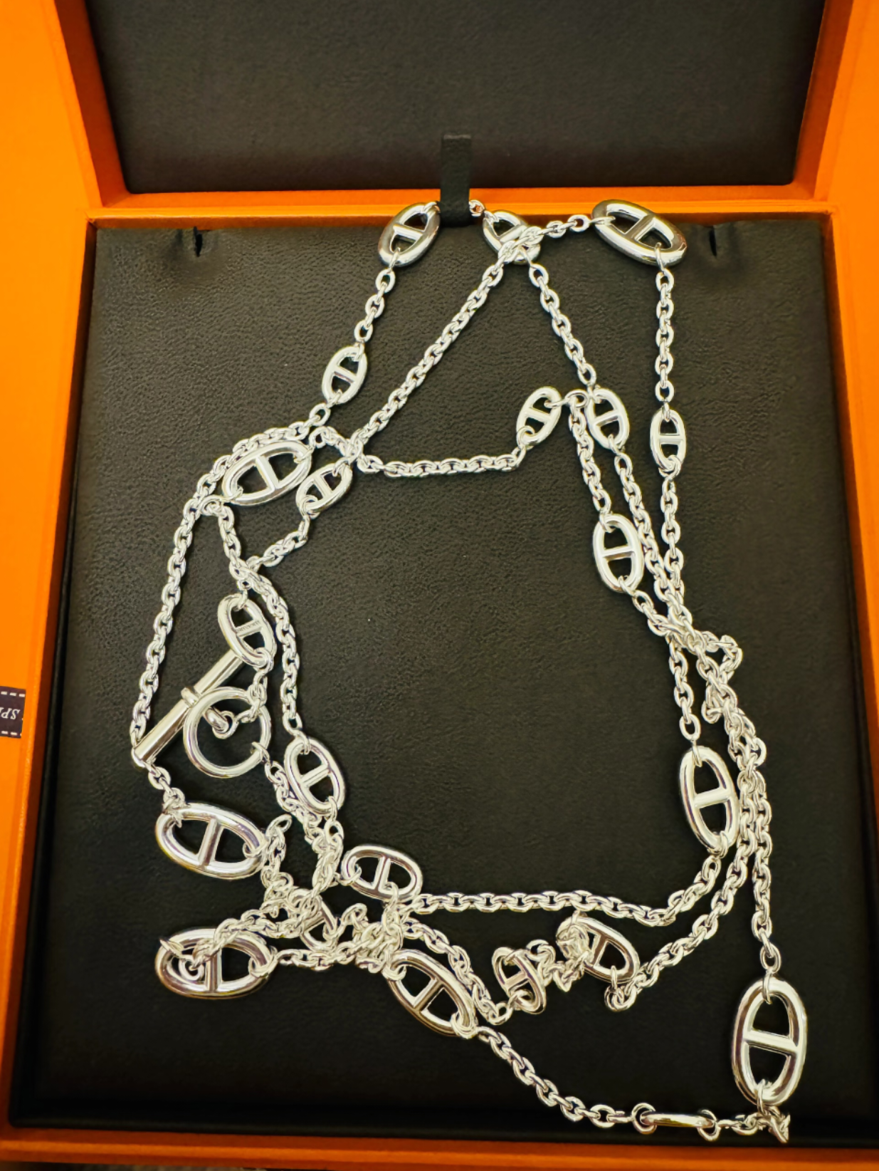 [LUXE]Classic Silver Sweater Chain