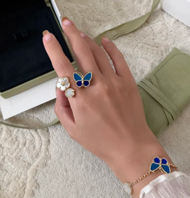 [LUXE]2026 NEW TWIN BUTTERFLY LUCKY RING