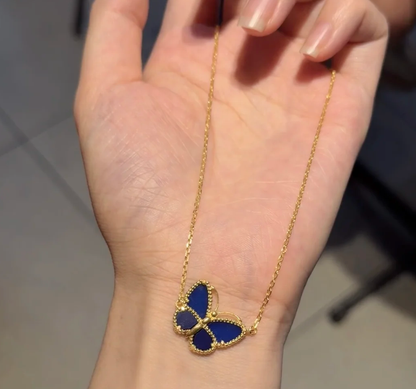 [LUXE]2026 NEW BUTTERFLY BLUE   NECKLACE