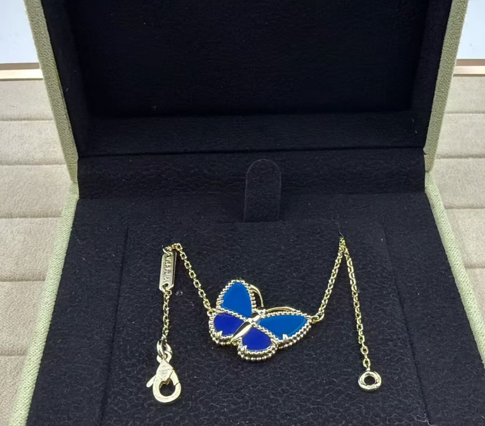 [LUXE]2026 NEW BUTTERFLY BLUE   NECKLACE