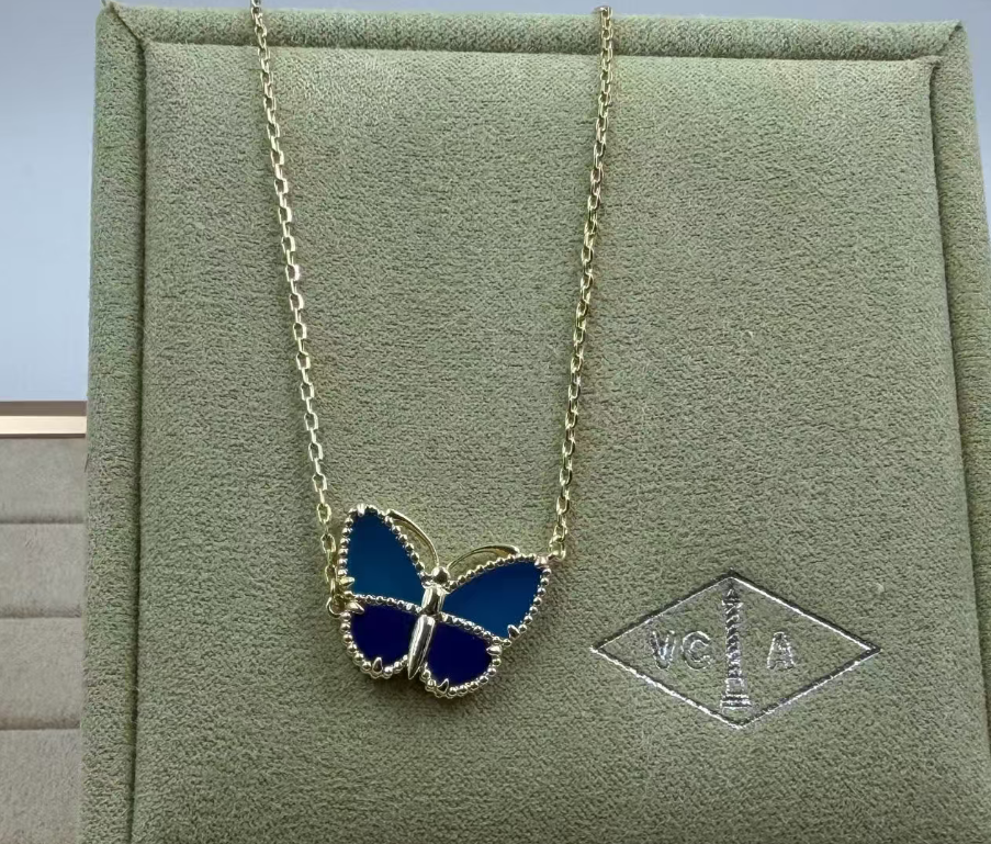 [LUXE]2026 NEW BUTTERFLY BLUE   NECKLACE