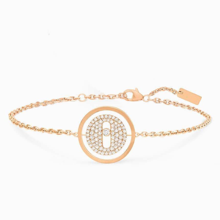 [LUXE]LUCKY MOVE DIAMOND PAVED BRACELET