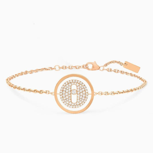[LUXE]LUCKY MOVE DIAMOND PAVED BRACELET