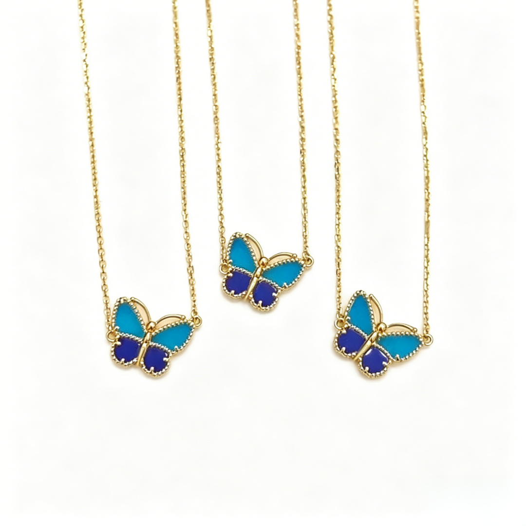 [LUXE] 2026 NEW LUCKY BUTTERFLY 1 MOTIFS NECKLACE