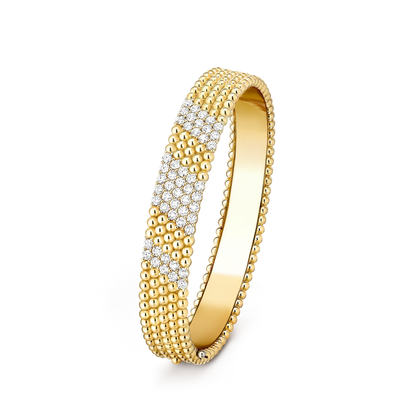 [LUXE]  FIVE-ROW DIAMOND BRACELET