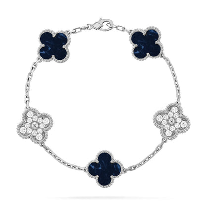 [LUXE]CLOVER 5 MOTIF PIETERSITE BRACELET COLLECTION