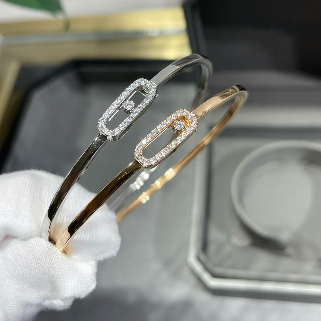 [LUXE]Move Uno pavé flex bangle medium