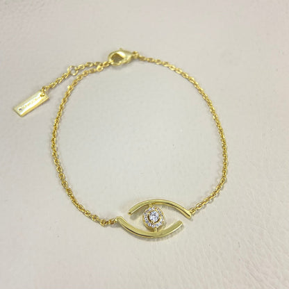 [LUXE]Lucky Eye Pave-Set Diamond Bracelet