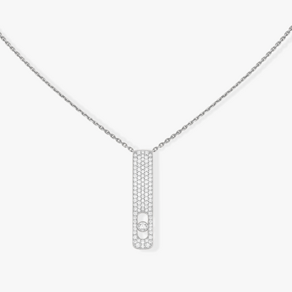 [LUXE]MY FIRST DIAMOND PAVED NECKLACE