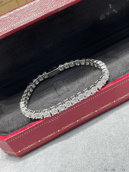 [LUXE jewelrys]TENNIS BRACELET WITH FULL DIAMOND SETTING