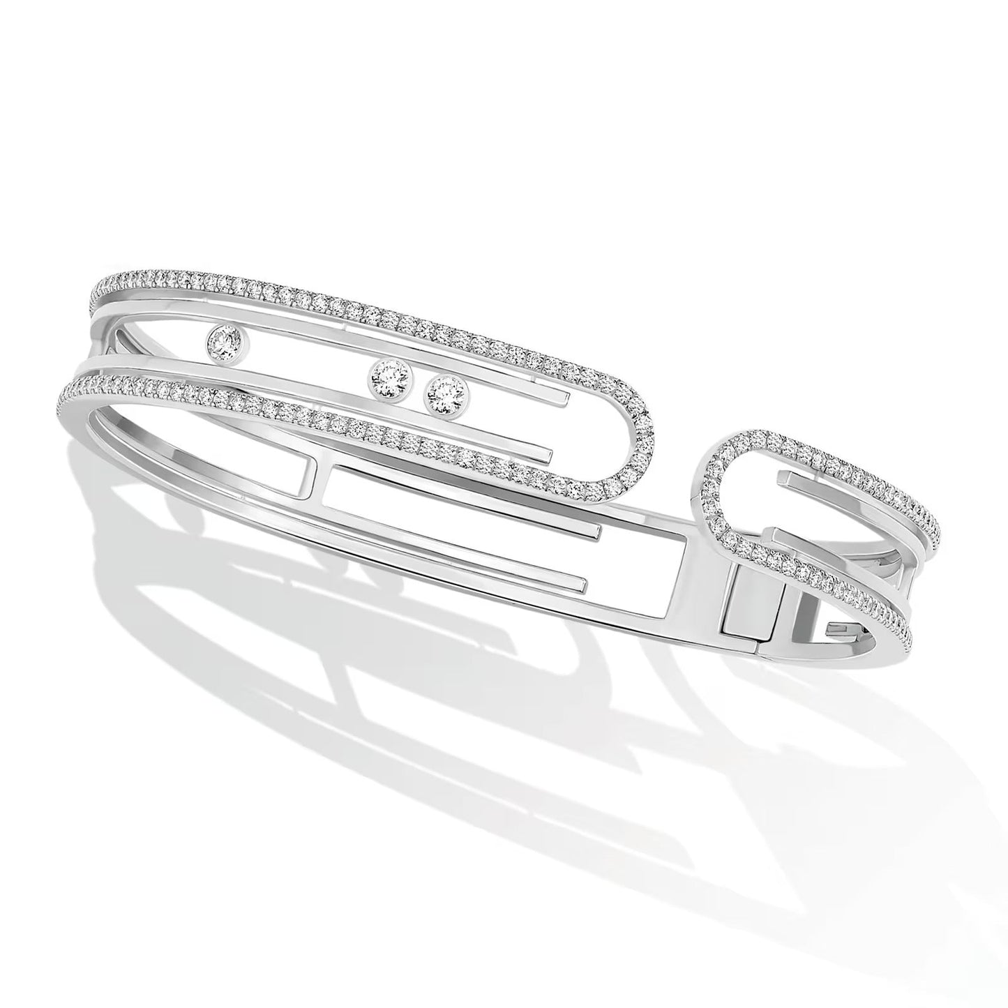 [LUXE]MOVE 10TH PAVED DIAMOND BRACELET