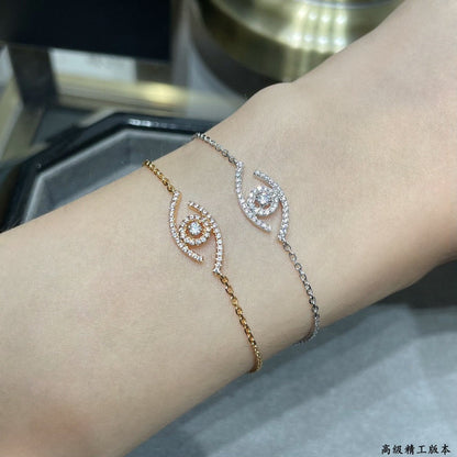 [LUXE]Lucky Eye Pave-Set Diamond Bracelet