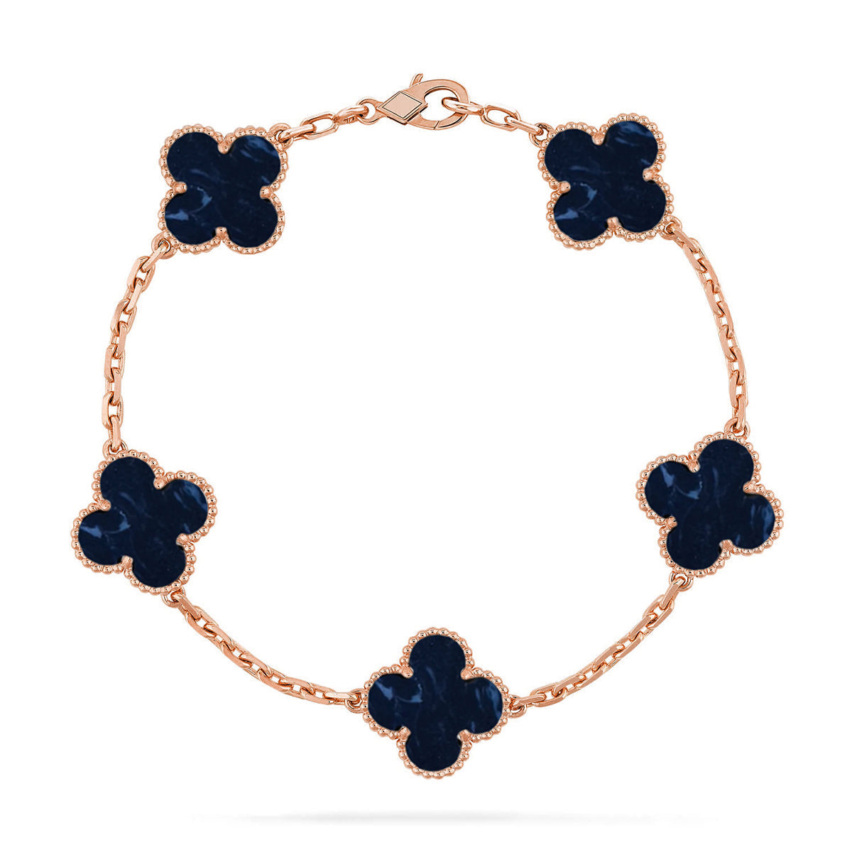 [LUXE]CLOVER 5 MOTIF PIETERSITE BRACELET COLLECTION