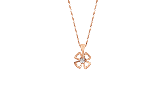 [LUXE]FIOREVER NECKLACE DIAMOND CENTER