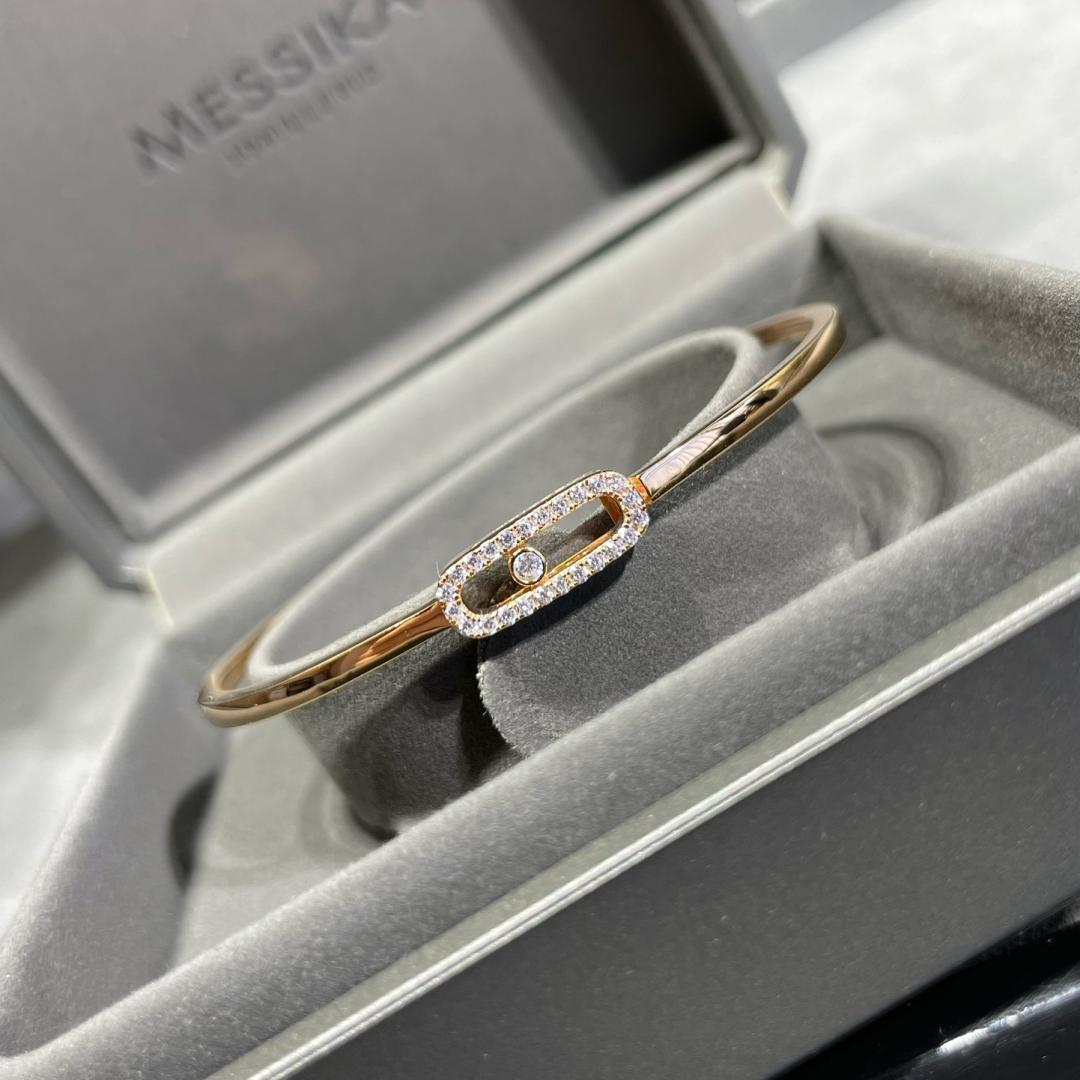 [LUXE]Move Uno pavé flex bangle medium