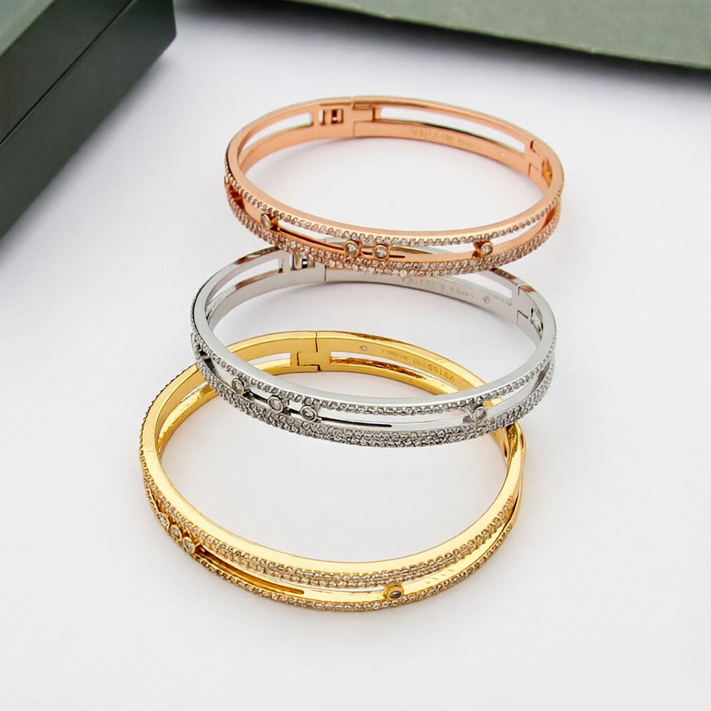 [LUXE]Move Romane pavé bangle
