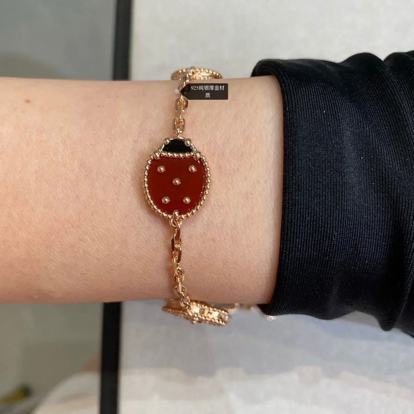 [LUXE]LUCKY SPRING 5 MOTIF BRACELET