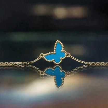 [LUXE]BUTTERFLY TURQUOISE BUTTERFLY BRACELET
