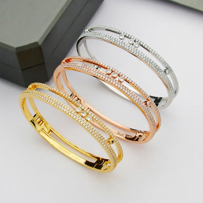 [LUXE]Move Romane pavé bangle
