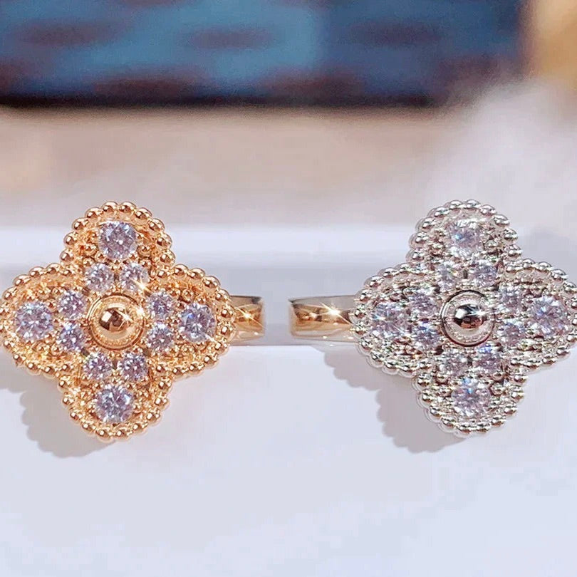 [LUXE]CLOVER DIAMOND RING