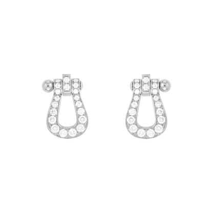 [LUXE]FORCE 10 FULL DIAMOND STUD EARRINGS MINI MODEL