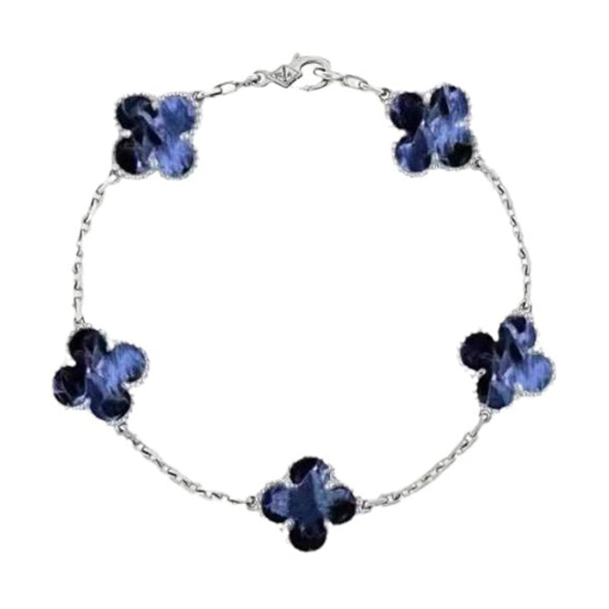 [LUXE]CLOVER 5 MOTIF PIETERSITE BRACELET COLLECTION