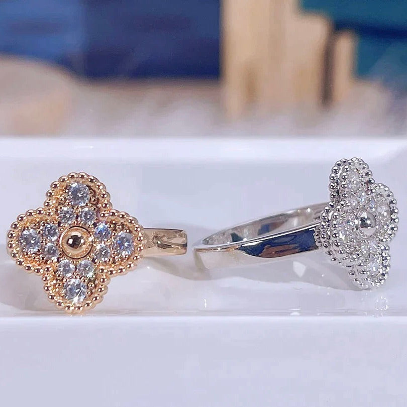 [LUXE]CLOVER DIAMOND RING