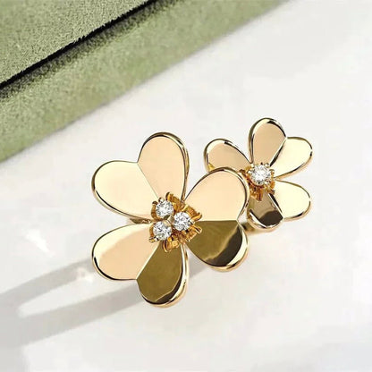 [LUXE]CLOVER COMOS GOLD DIAMOND RING