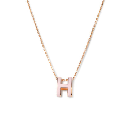 [LUXE]POP H PEDANT PINK GOLD