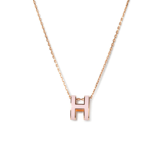 [LUXE]POP H PEDANT PINK GOLD