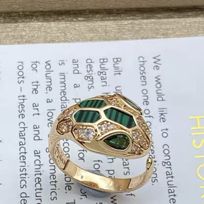 [LUXE]BRAND NEW ASSORTED SNAKE HEAD MALACHITE RINGS
