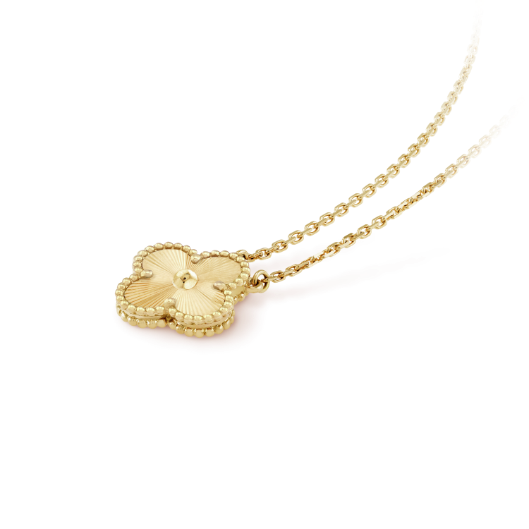 [LUXE]CLOVER 15MM LASER NECKLACE
