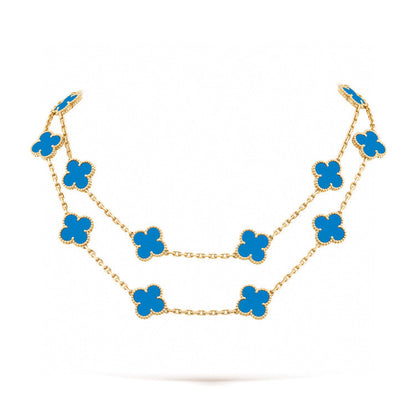 [LUXE]CLOVER 20 MOTIFS TURQUOISE GOLD