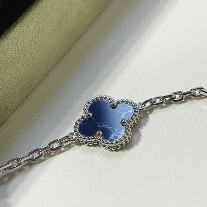 [LUXE]CLOVER 5 MOTIF PIETERSITE BRACELET COLLECTION