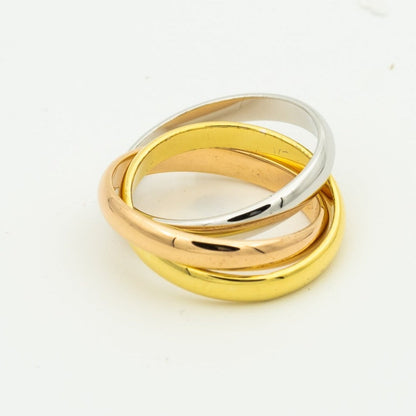 [LUXE Jewelry]TRINITY RING GOLD PINK GOLD SILVER