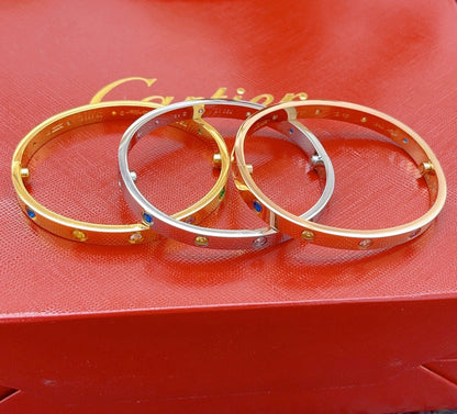 [LUXE]2026 RAINBOW LOVE BRACELET 6.1MM  10 DIAMONDS