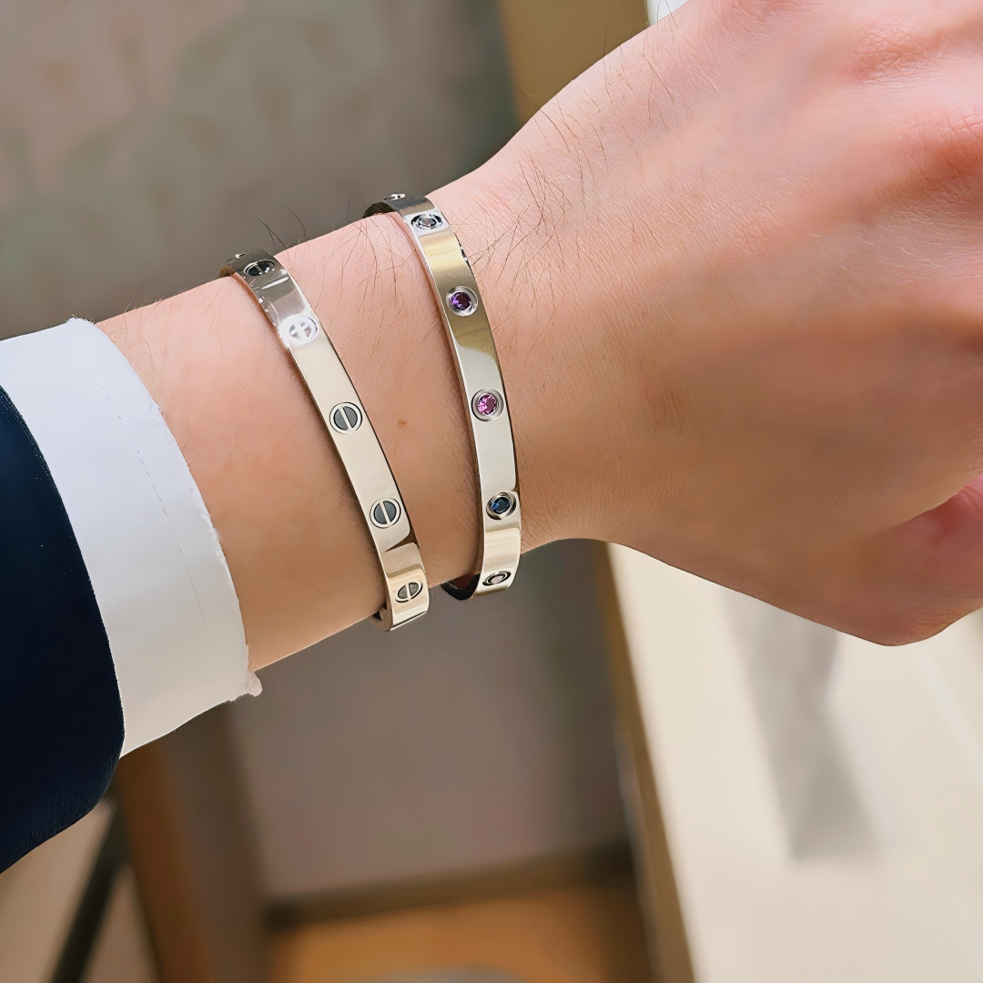 [LUXE]2026 RAINBOW LOVE BRACELET 6.1MM  10 DIAMONDS