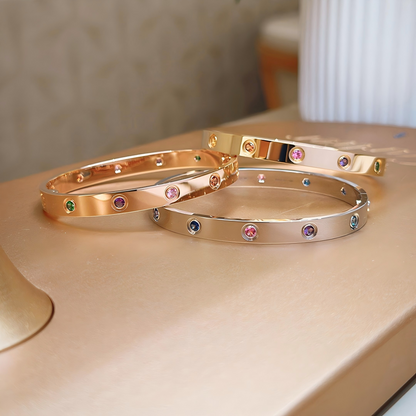 [LUXE]2026 RAINBOW LOVE BRACELET 6.1MM  10 DIAMONDS