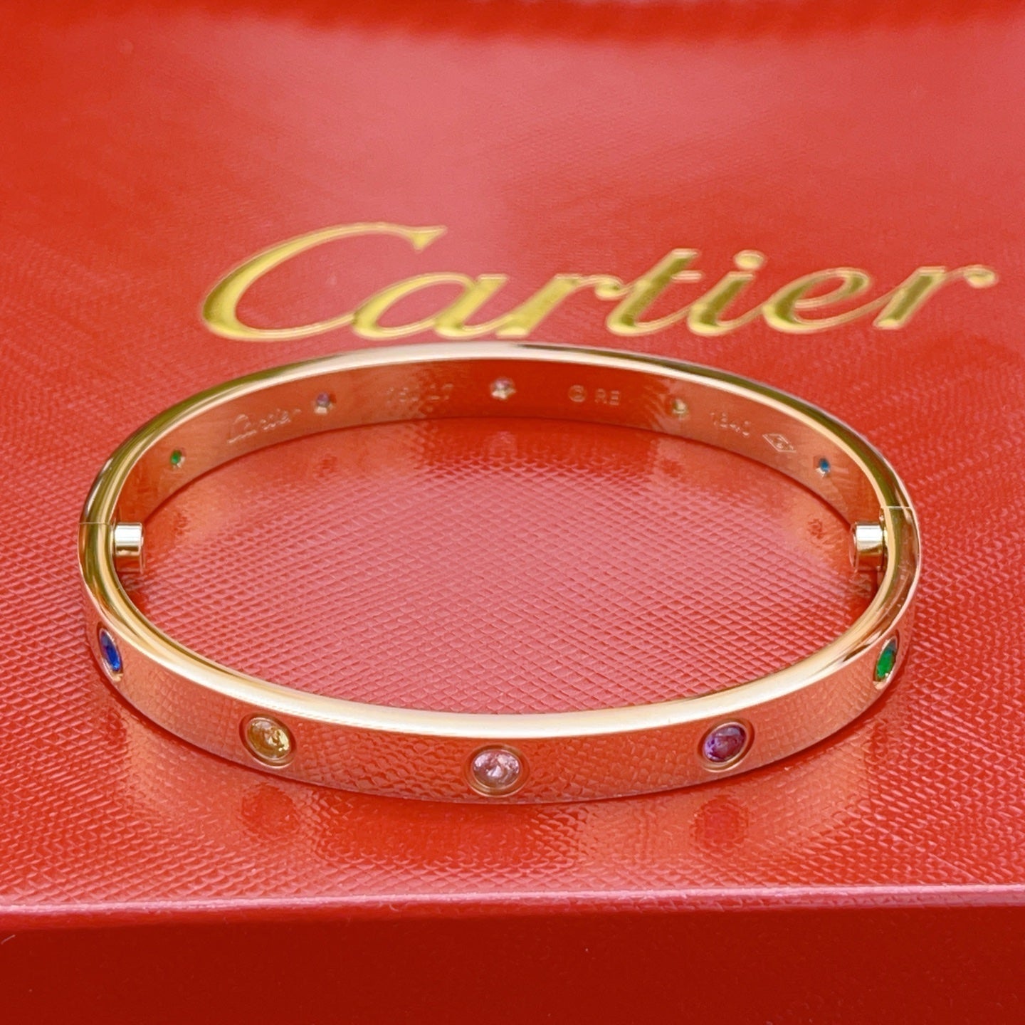 [LUXE]2026 RAINBOW LOVE BRACELET 6.1MM  10 DIAMONDS